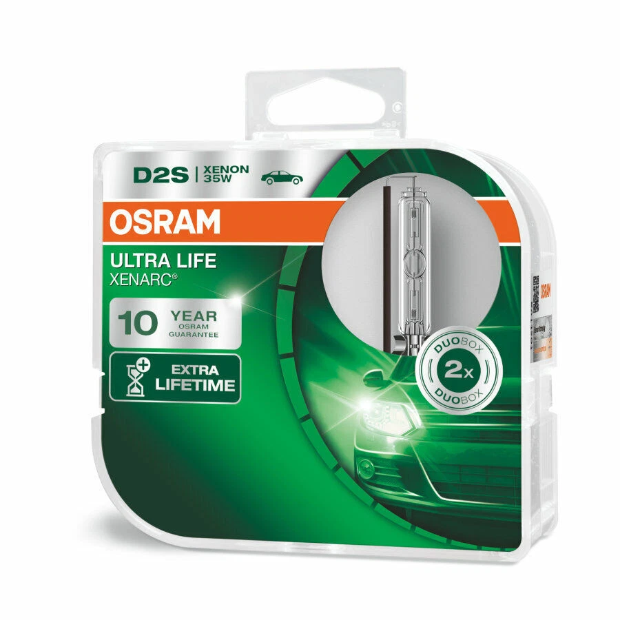 2x Stück D2S 35W P32d-2 ULTRA LIFE OSRAM XENON Brenner Gasentladungslampe. - Bild 1 von 1