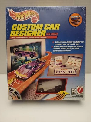 HOT WHEELS CUSTOM CAR DESIGNER MATTEL 1997 **FACTORY SEALED** - Image 1 of 4
