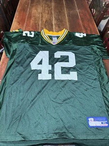 Green Bay Packers Sharper #42 jersey mens size XL green Reebok NFL Football Mens - Picture 1 of 5