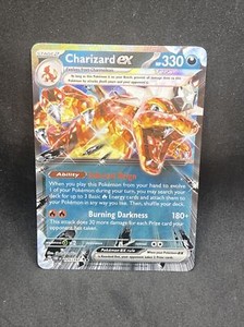 Pokémon TCG Scarlet & Violet Obsidian Flames Charizard EX 125/197 Double Rare NM