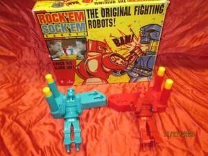 Rockem Sockem Blue Bomber Red Rocker Parts with controls - Picture 1 of 3