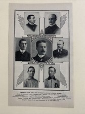 World Series Officials Frank Chance Hughie Jennings 1908 Baseball 4X6 Picture
