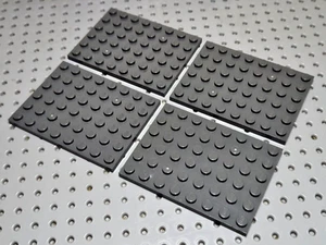 Placa Lego 6x8 [3036] Moderna Gris Oscuro x4 - Imagen 1 de 8
