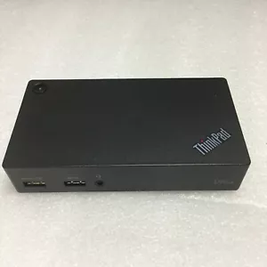 Lenovo ThinkPad USB 3 Ultra Dock Universal Dock 03X7131 40A8 DK1523 4K FREE S/H - Picture 1 of 5