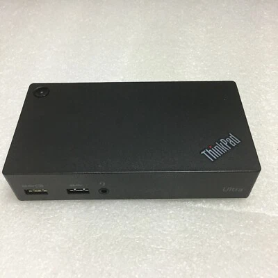 Lenovo ThinkPad USB 3 Ultra Dock Universal Dock 03X7131 40A8 DK1523 4K FREE S/H - Image 1 of 4