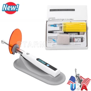 Luz de Curado LED Dental 1s para Curar 1400mw/cm²/Ortho Brackets Adhesivo Adhesión - Imagen 1 de 28