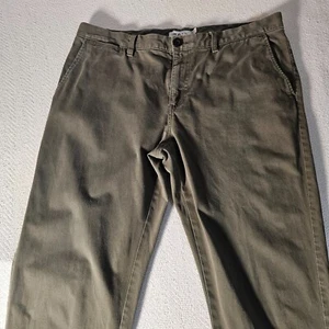 Rail Mens 36W Chino Outdoor Hiking Pants Green Stretch Casual - Picture 1 of 9