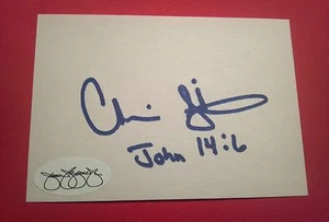 Chris Singleton Cut Karteikarte Autogramm JSA signed auto - Bild 1 von 1