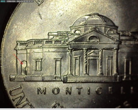 2012P Jefferson Nickel DB/Beehive, DDR and filled "O" on the Reverse!  N22 Cover