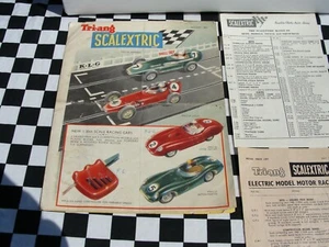 TRIANG SCALEXTRIC CATALOGUE JAN 1960 1ST EDITION USED WORN CONDITION ORIGINAL - Picture 1 of 6