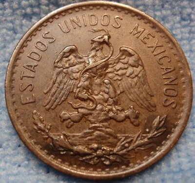 1906 MEXICO 2 CENTAVOS, Wide Date, KM#419, Choice XF-AU BRN - Image 1 of 3