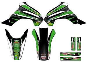 2021-2022 KLX 140 RF VIGOR Green Senge Graphics Kit Compatible with Kawasaki - Picture 1 of 10