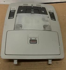 10-12 LEXUS RX350 TECHO CORREDIZO SUPERIOR HOMELINK DOMO LUZ LÁMPARA CONSOLA SUPERIOR GRIS - Imagen 1 de 2