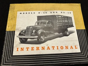 Vintage 1950s International Trucks Sales Brochure - D-30 & DS-30 - Picture 1 of 11