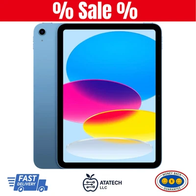 Apple 10.9" iPad 10th Generation (64GB, Wi-Fi) Blue OpenBox (VeryGood) - A2696 - Image 1 of 4