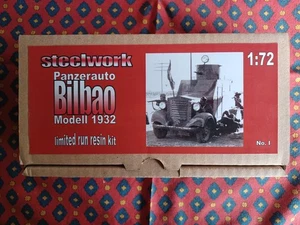 Steelwork 7201 - Panzerauto Bilbao Modell 1932 - Resin kit 1/72 - Foto 1 di 1