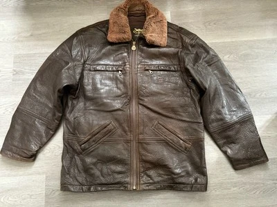 Vintage Camel Collection Mens Brown Leather Flying Aviator Jacket - Size 48 / XL - Image 1 of 4