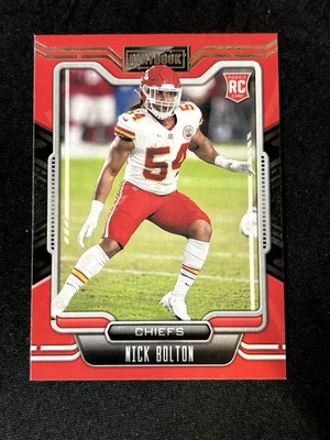 2021 Panini Playbook - Rookie Nick Bolton #165 (RC) Chiefs - Image 1 of 2