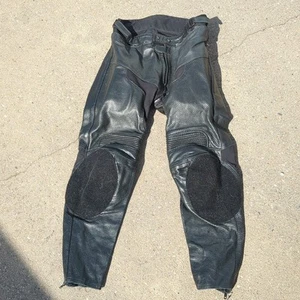 VANSON Leathers SPORTRIDER TECH MOTORCYCLE Racing Pants Men 35 Black Padded Legs - Bild 1 von 6