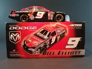 2001 Action #9 Bill Elliott 1:24 Scale NASCAR Stock Car Diecast Model - Boxed - Picture 1 of 18