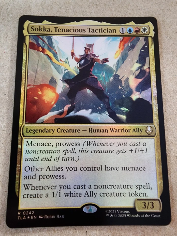 Sokka, Tenacious Tactician - #242 Foil - Avatar: The Last Airbender - Mtg - Image 1 of 1