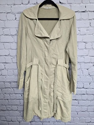 Chaqueta Capa Orgánica Prairie Underground L Beige Cinturón Minimalista Avant Garde Foto 1 de 4