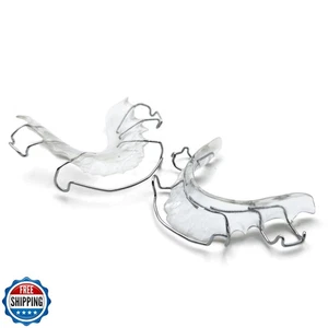 Custom Fit Hawley Retainer After Braces, robuster Zahnhalter, oberer und L - Bild 1 von 5