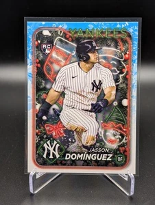 2024 Topps Holiday JASSON DOMINGUEZ #H75 Rookie RC New York Yankees - Bild 1 von 2