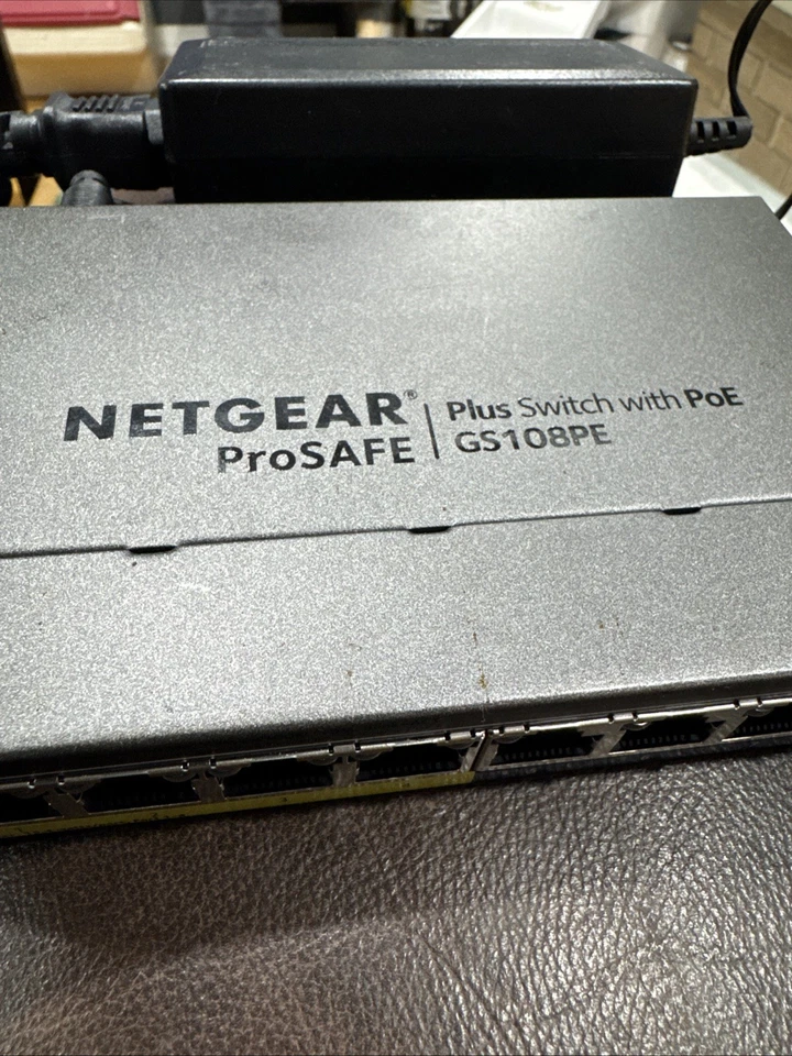 NETGEAR ProSafe Easy Smart Managed PoE Switch - GS108PE300NAS - Image 1 of 4