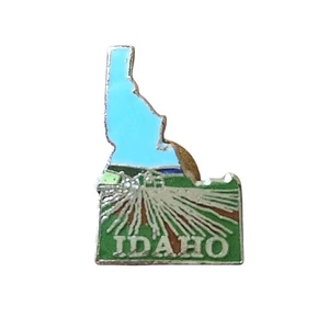 Mafco Idaho State Map Pinback Lapel Hat Jacket Shirt Pin Enameled Vintage Retro - Picture 1 of 7