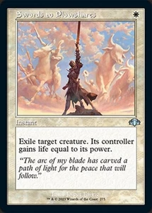 MTG - (Retro) SWORDS TO PLOWSHARES - Dominaria Remastered (U) - Picture 1 of 1