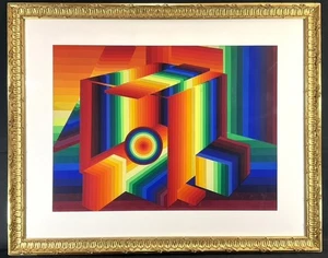 Ay-O "Dal Dizionario" Serigrafia Firmata Incorniciata Edizione Limitata, 1971 - Foto 1 di 10