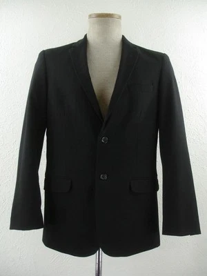 Niño Talla 18R Calvin Klein Negro Traje Chaqueta Blazer Abrigo Deportivo Vestido Dos Botones Foto 1 de 4