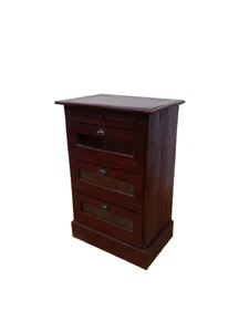 Mobiletto pastaia con cassetti - comodino - piccolo cassettone comò - metà 900 - Foto 1 di 14