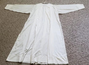 PRIEST CLERGY SERVER TRADITIONAL ALB LIGHTWEIGHT CUSTOM MADE 57" LONG - Picture 1 of 6