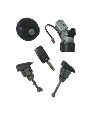 CITROEN BERLINGO PEUGEOT PARTNER 2008-2016 LOCK SET IGNITION BARREL DOOR LOCK . - Image 1 of 4