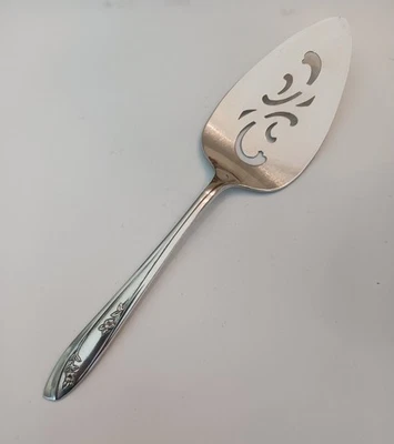 Servidor de pastel de placa de plata Wm Rogers Lady Fair International 1957 ~ Envío gratuito Foto 1 de 4