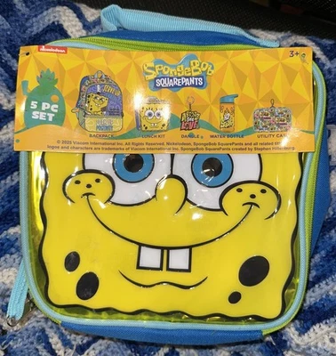 Fiambrera Nickelodeon Bob Esponja, Nueva con Etiquetas Foto 1 de 4