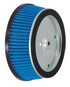 Mid USA 84587 V-Factor Blue High Flow Air Filter Element Harley Big Twin EVO - Picture 1 of 1