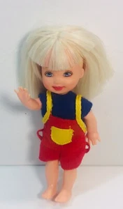 Barbie Kelly bambola Kelly capelli biondi occhi azzurri con vestito e onde - Foto 1 di 5