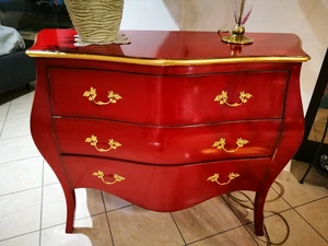 Dresser 'Three Drawers Convex George Parikh Red