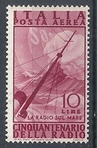 1947 ITALIA POSTA AEREA RADIO 10 LIRE MNH ** - RR12537 - Picture 1 of 1