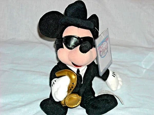 SALE $275/CHICAGO BLUES MICKEY BEANBAG PLUSH LIMITED TO 200/CHICAGO DISNEY STORE - Picture 1 of 6