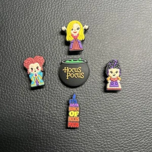 Lot of 5 Jibbitz Shoe Charms for Crocs – Hocus Pocus Movie Themed Characters - Picture 1 of 1