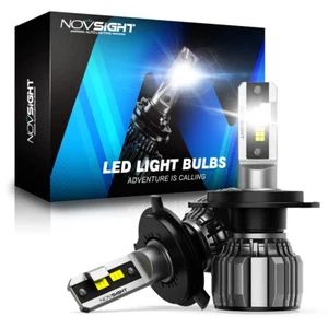 NOVSIGHT H4 9003 LED Headlight Bulbs 13000LM H/L Beam Fog Light Halogen Replace - Picture 1 of 11