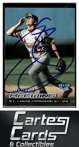 Joe McEwing 2000 Ultra #5  St. Louis Cardinals TTM/IP Signed Autographed