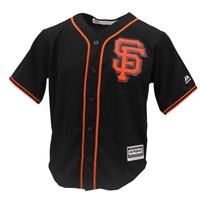 San Francisco Giants Genuine MLB Majestic Cool Base Youth Kids Size Jersey New