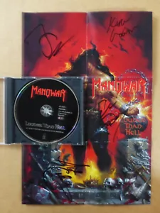 MANOWAR signed Autogramm signiert auf "LOUDER THAN HELL" CD-Cover - Bild 1 von 4