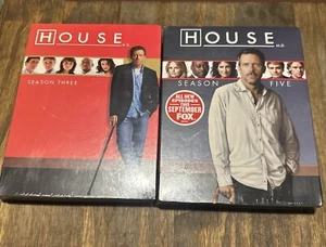 House MD DVD Lot Seasons ( 3, 5 ) New Sealed Free Shipping - Picture 1 of 5