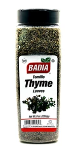 Badia Thyme Leaves 8 oz | Gluten Free | Tomillo | Dried Herb Seasoning - Picture 1 of 4